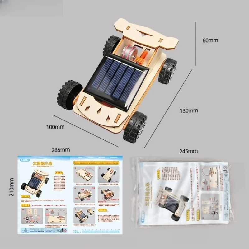 Solarbetriebenes Automodellbausatz - Lernspielzeug für Kinder – Bild 5