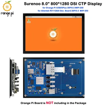 8,0 Zoll 800*1280 IPS TFT MIPI DSI Multi-Touch Kapazitives Touchpanel LCD-Modul Display Monitor Bildschirm