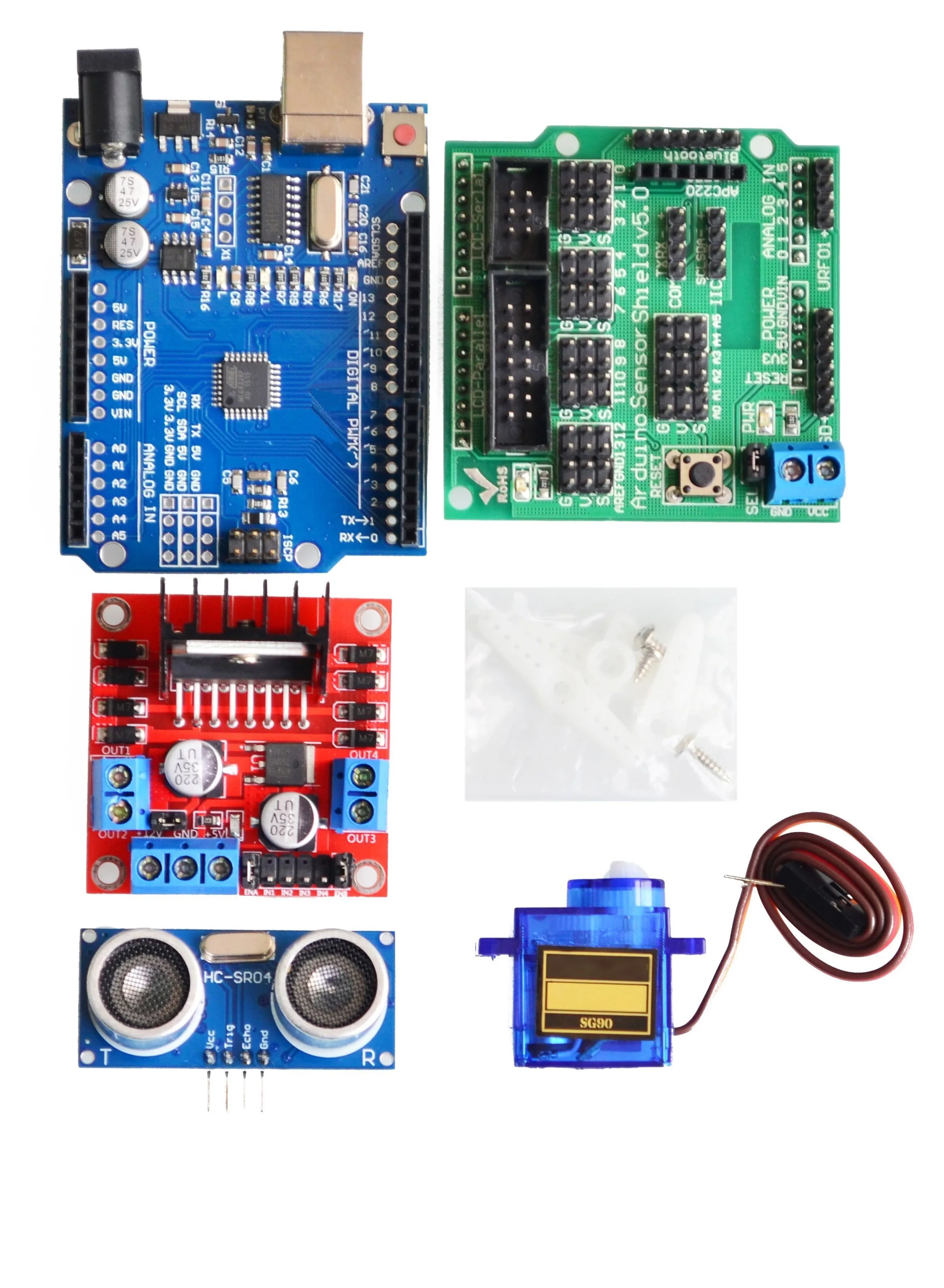Motor Smart Roboter Auto Chassis Kit Geschwindigkeit Encoder Batterie – Bild 3