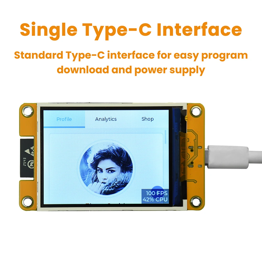 ESP32 LVGL WIFI Bluetooth Entwicklungsboard 2,8/3,2/3,5/4 Zoll 240*320 – Bild 2