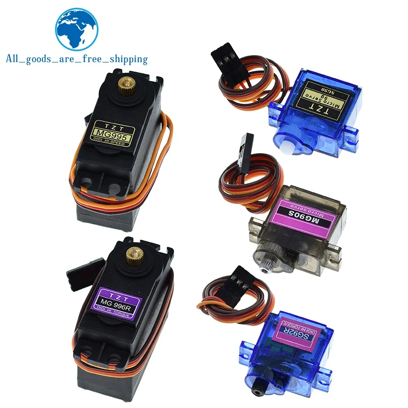 SG90 SG92R MG90S MG995 MG996 Servo Metallgetriebe-Modul für Arduino – Bild 4