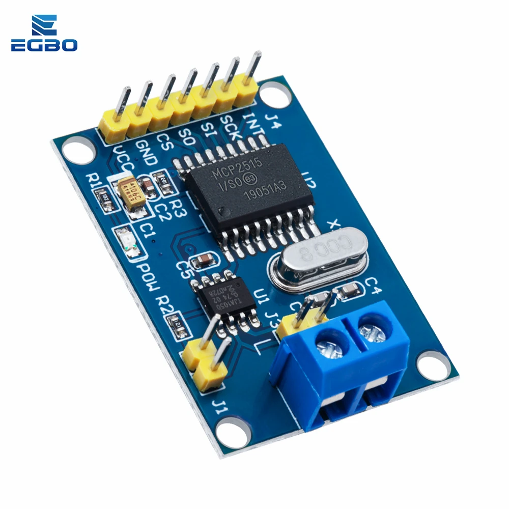 ~10PCS EGBO MCP2515 CAN-Bus-Modul TJA1050 Empfänger SPI für 51 MCU ARM – Bild 5