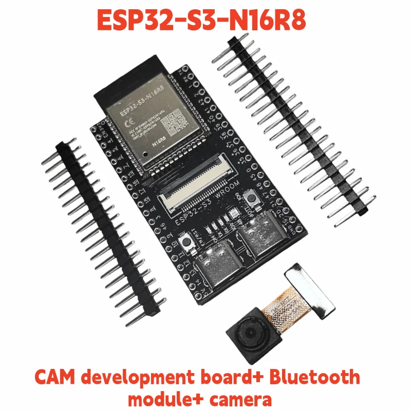 ESP32-S3 WROOM N16R8 CAM Entwicklungsboard WiFi+Bluetooth Modul OV2640/5640 Kamera