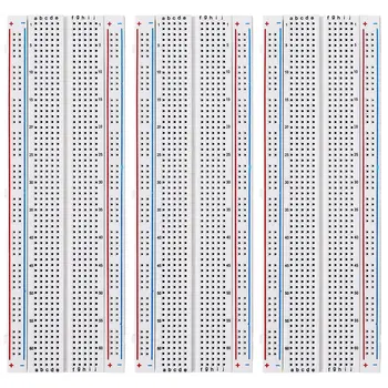 Steckbrett 830 400 Punkte Lötfreies Prototyp-Leiterplatten-Kit für Arduino Proto Shield