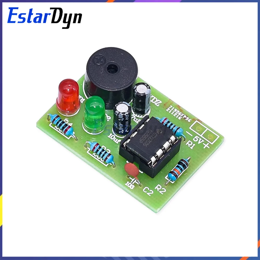 NE555 Astable Multivibrator Kit NE555P Nicht stabile Schaltung Dual – Bild 4