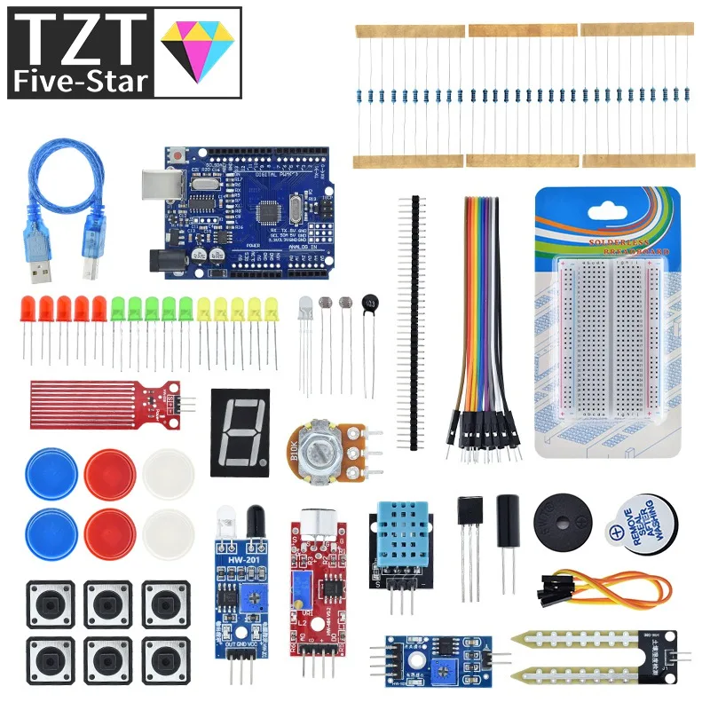TZT Basic Starter Kit für Arduino UNOR3 Set R3 DIY Kit - TZTUNO R3 – Bild 3