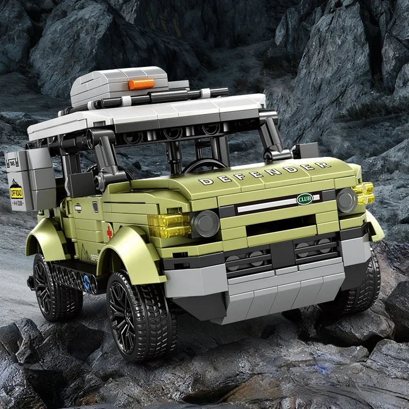 Geländewagen-Bausteine, DIY zusammenbaubares Automodell – Bild 4
