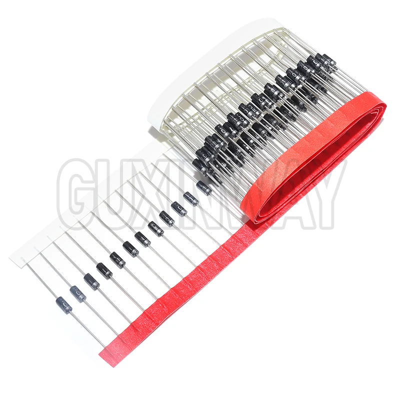 1N4007 Gleichrichterdiode IN4007 1A 1200V DIP DO-41 Schottky-Diode (100 Stück)