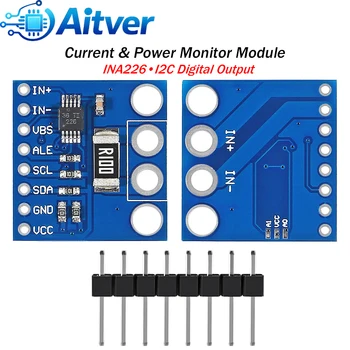 INA226 Stromüberwachungsmodul I2C Bidirektionales Spannungs-Strom-Sensorboard für Arduino ESP32 STM32