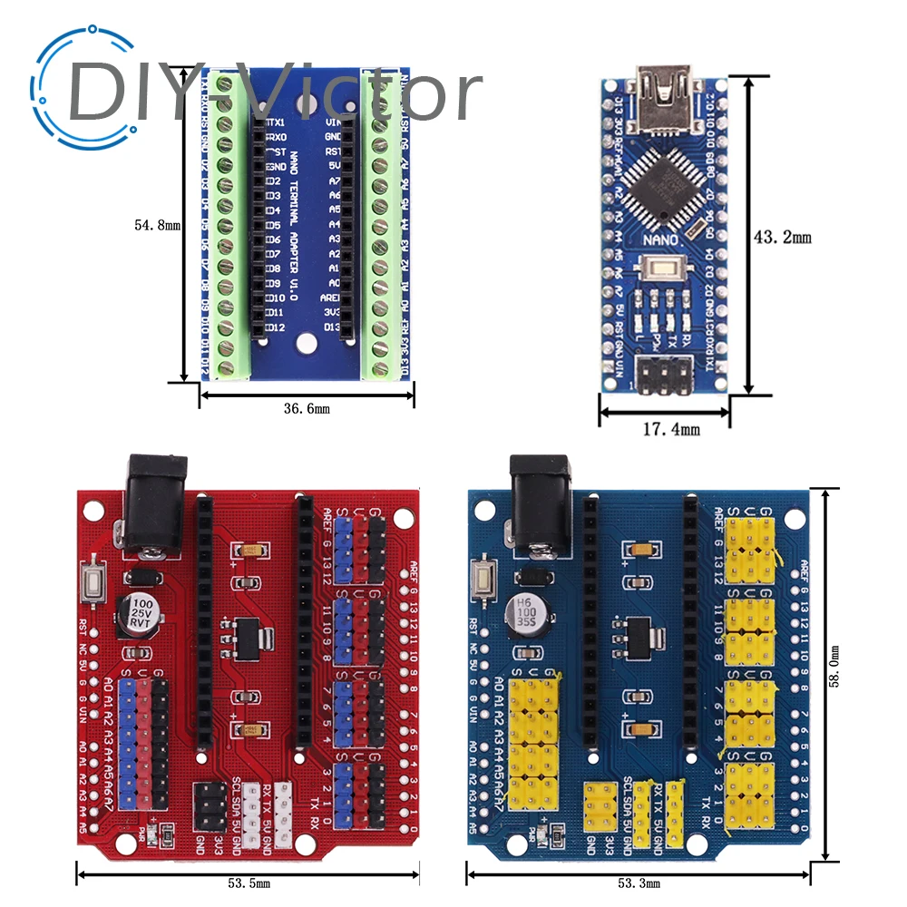 NANO IO Shield V3.0 3.0 Controller Terminal Adapter – Bild 6