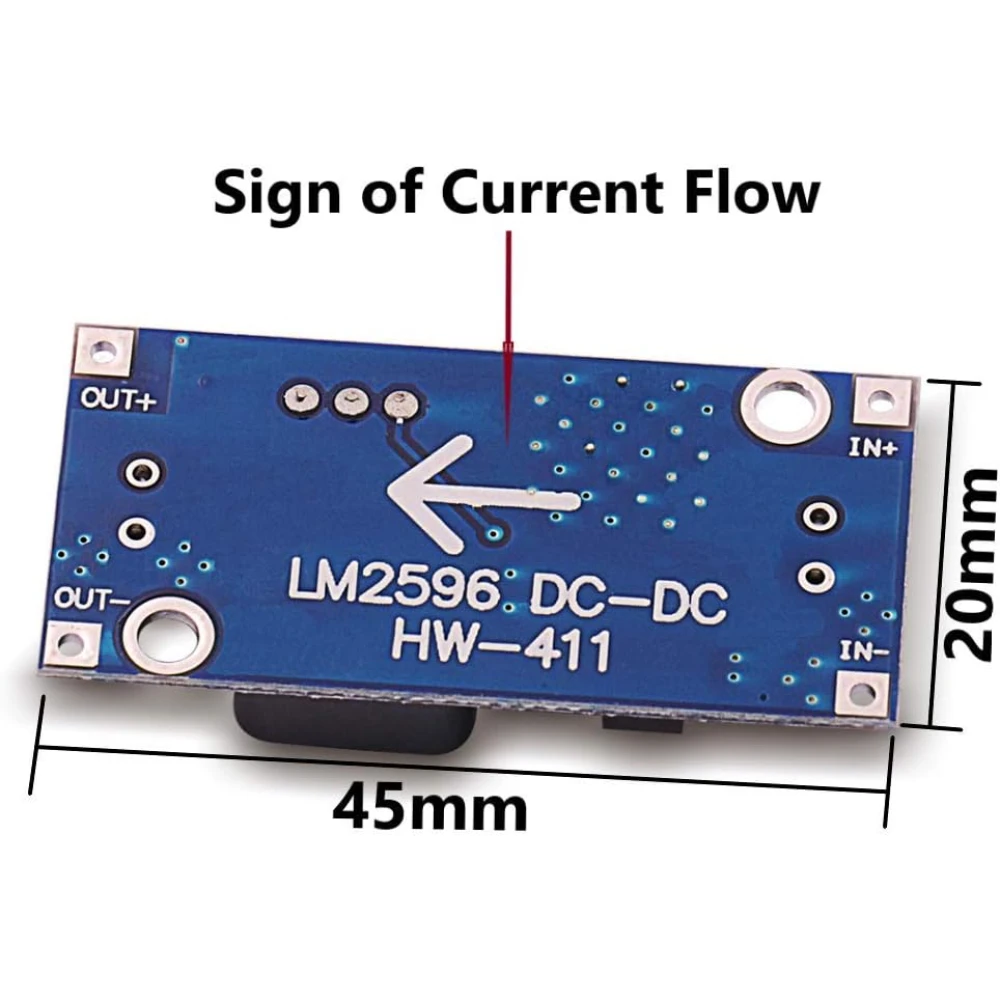 LM2596s DC-DC Step-Down-Stromversorgungsmodul 3A (6 Stück) – Bild 3