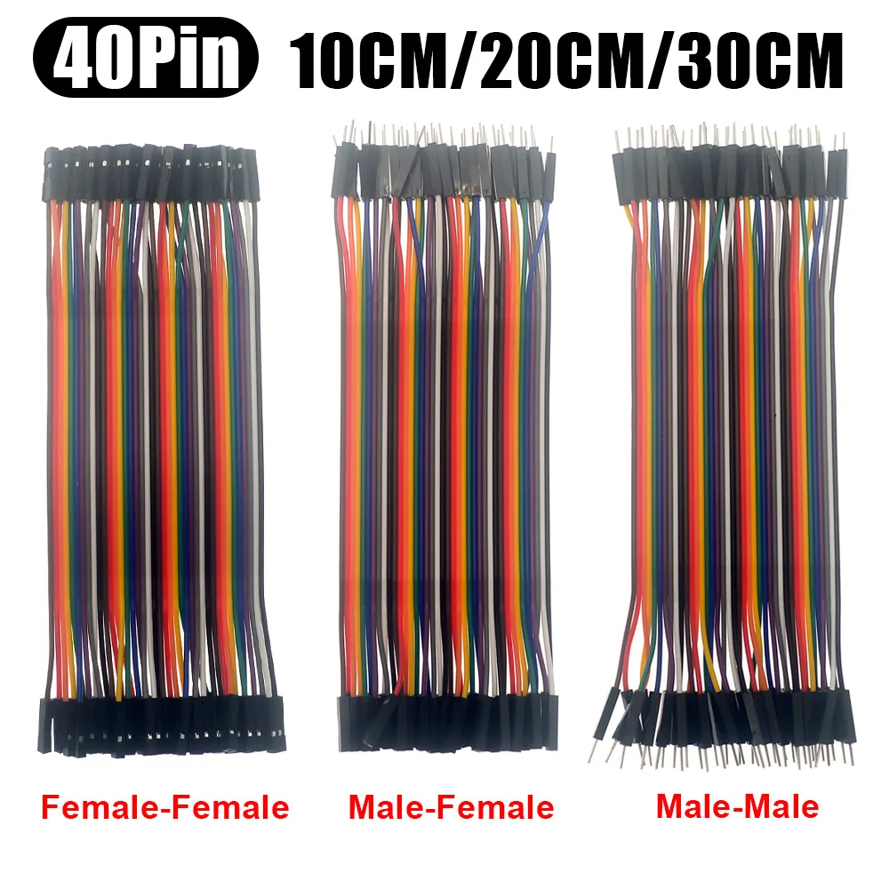 40PIN Kabel Dupont Linie 10 cm 20 cm 30 cm Stecker auf Stecker Buchse auf Buchse Stecker auf Buchse Jumper