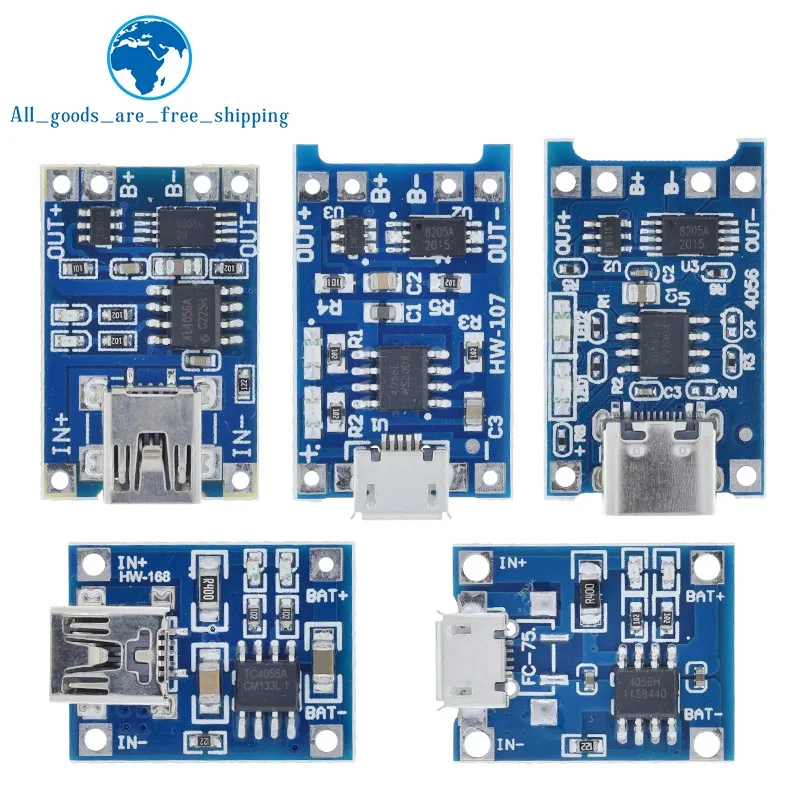 Micro USB 5V 1A 18650 TP4056 Lithium-Batterie Ladegerät Modul Lade – Bild 4