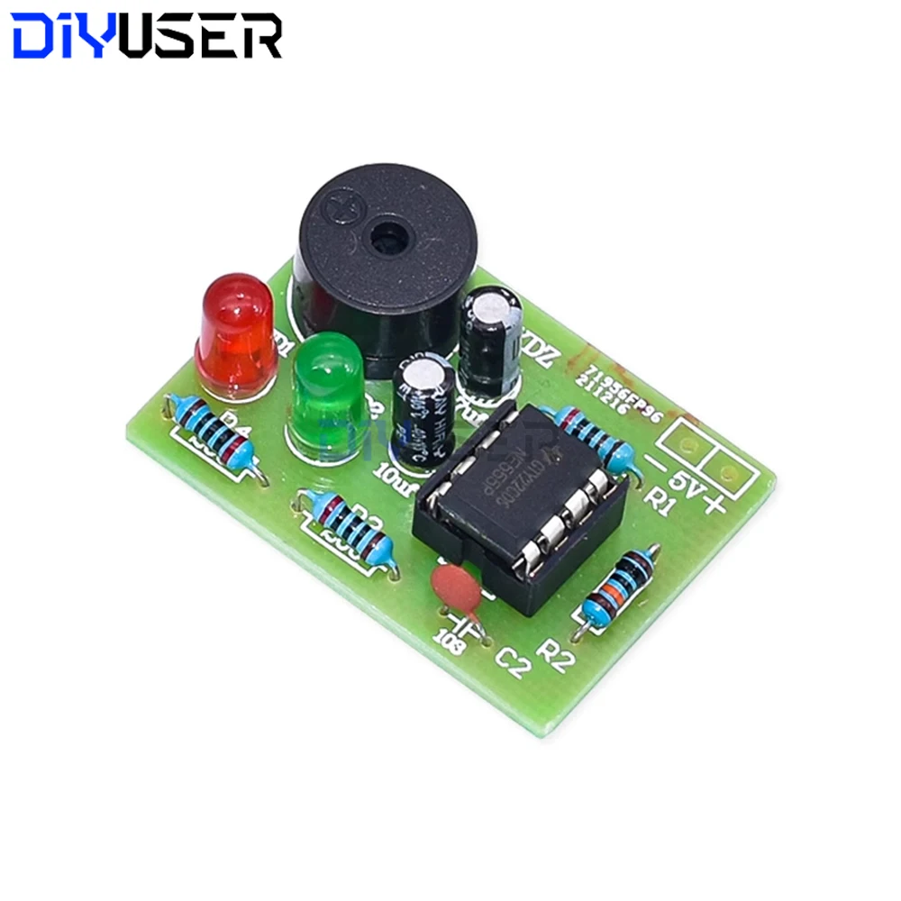 NE555 DIY-Kit, LED-Blinker und Signalgenerator-Schaltung – Bild 6