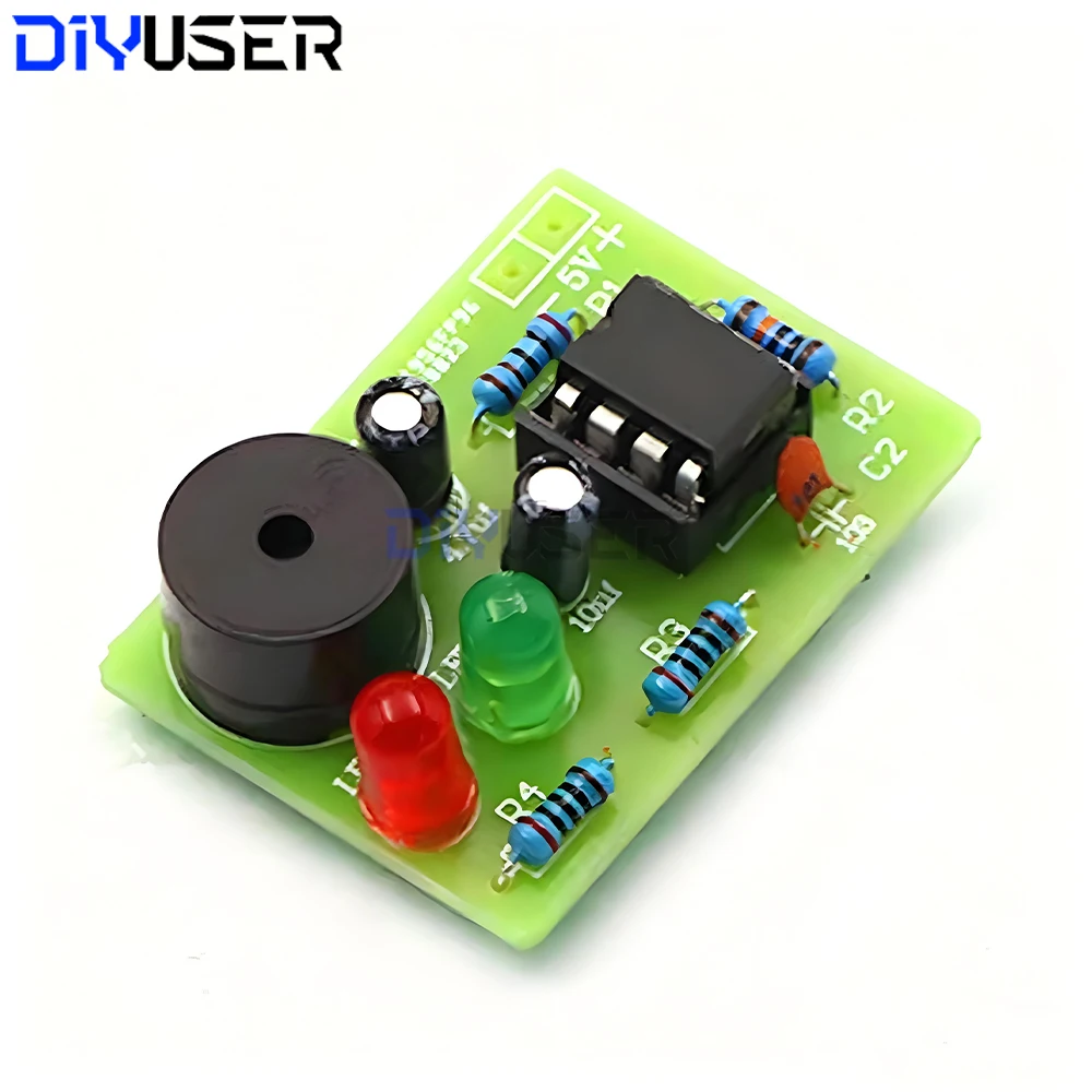 NE555 DIY-Kit, LED-Blinker und Signalgenerator-Schaltung – Bild 5