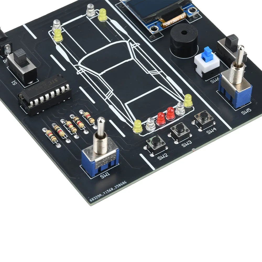 DIY Elektronik Projekt Auto Fahrer Simulator Kit STEM Löten Praxis – Bild 4