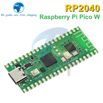 RP2040 Raspberry Pi Pico W Board mit 2,4G WLAN Mikro-Dual-Core 264KB ARM Hochleistungs-Cortex-M0-Prozessor