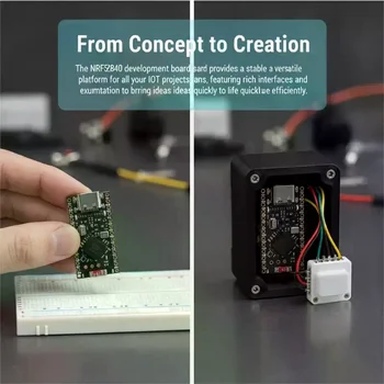 Nice!Nano V2.0 Kompatibles Pro Micro Entwicklungsmodul Bluetooth NRF52840 Board mit integriertem