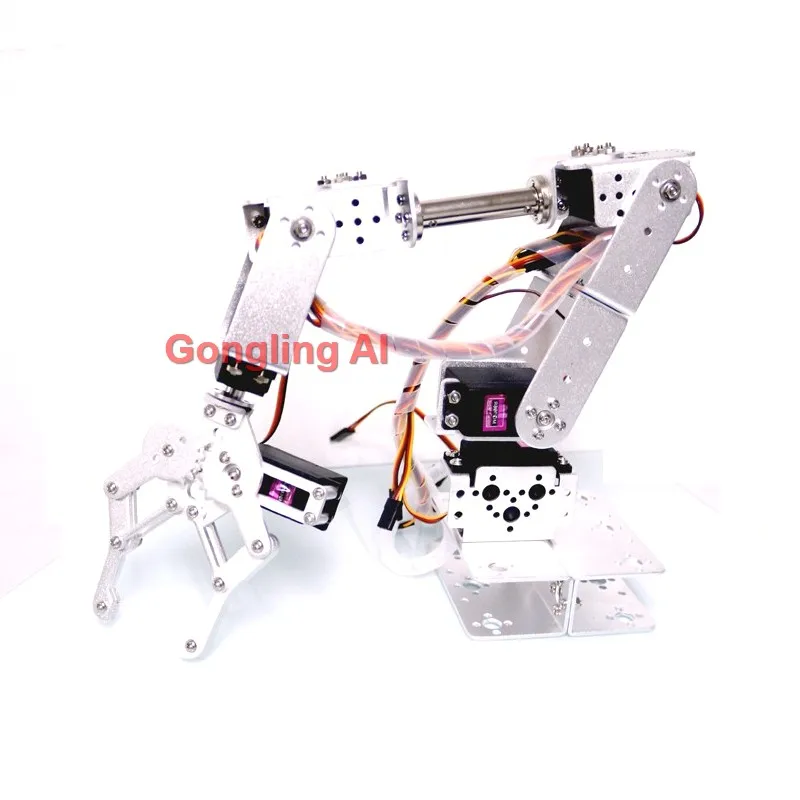 6 DOF Roboterarm-Bausatz, Multi-DOF-Roboter-Servo-Greifarm, Bildungs – Bild 4