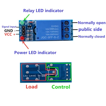 5V/12V 1/2/4/6/8 Kanal Relaismodul mit Optokoppler - Relaisausgang, kompatibel mit Arduino, jetzt