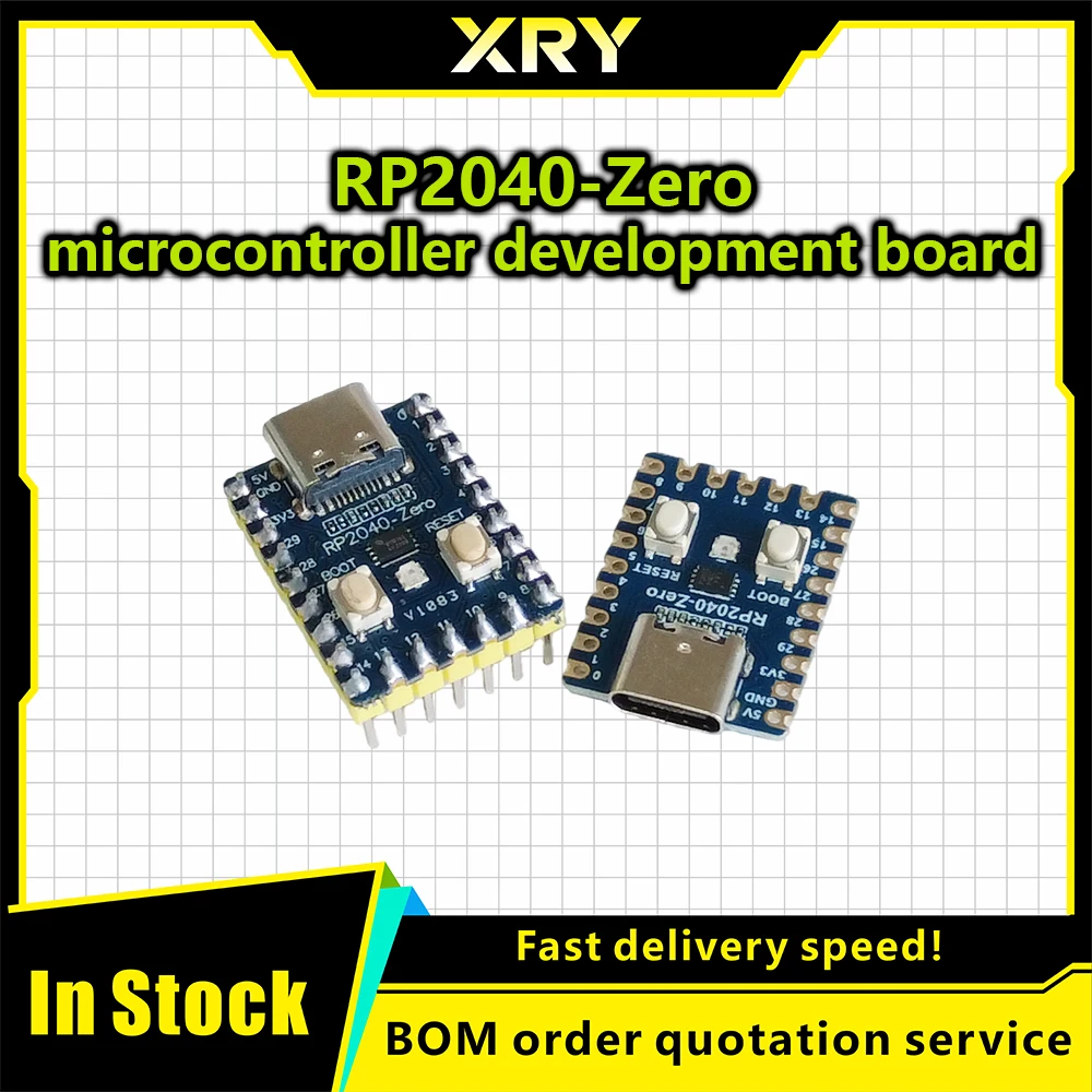 RP2040-Zero RP2040 für Raspberry Pi Mikrocontroller, PICO-Entwicklungsboard-Modul, Dual-Core Cortex M0+