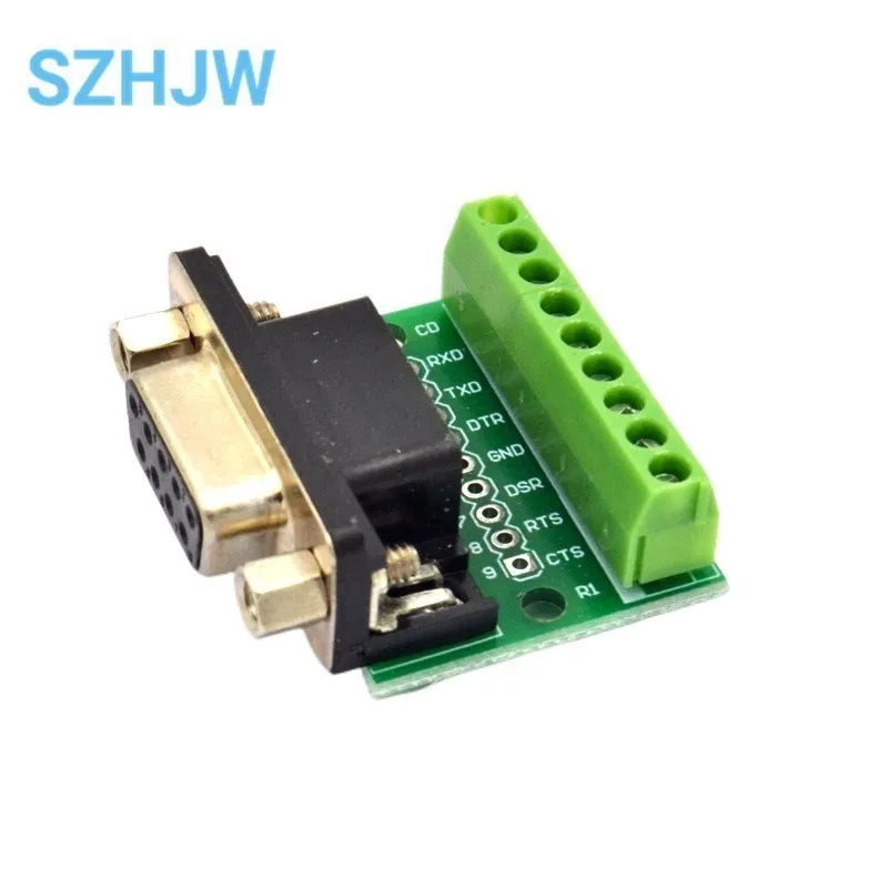 DB9 Männliche und Weibliche Stecker Adapter Schraube Terminal 9-Pin – Bild 6