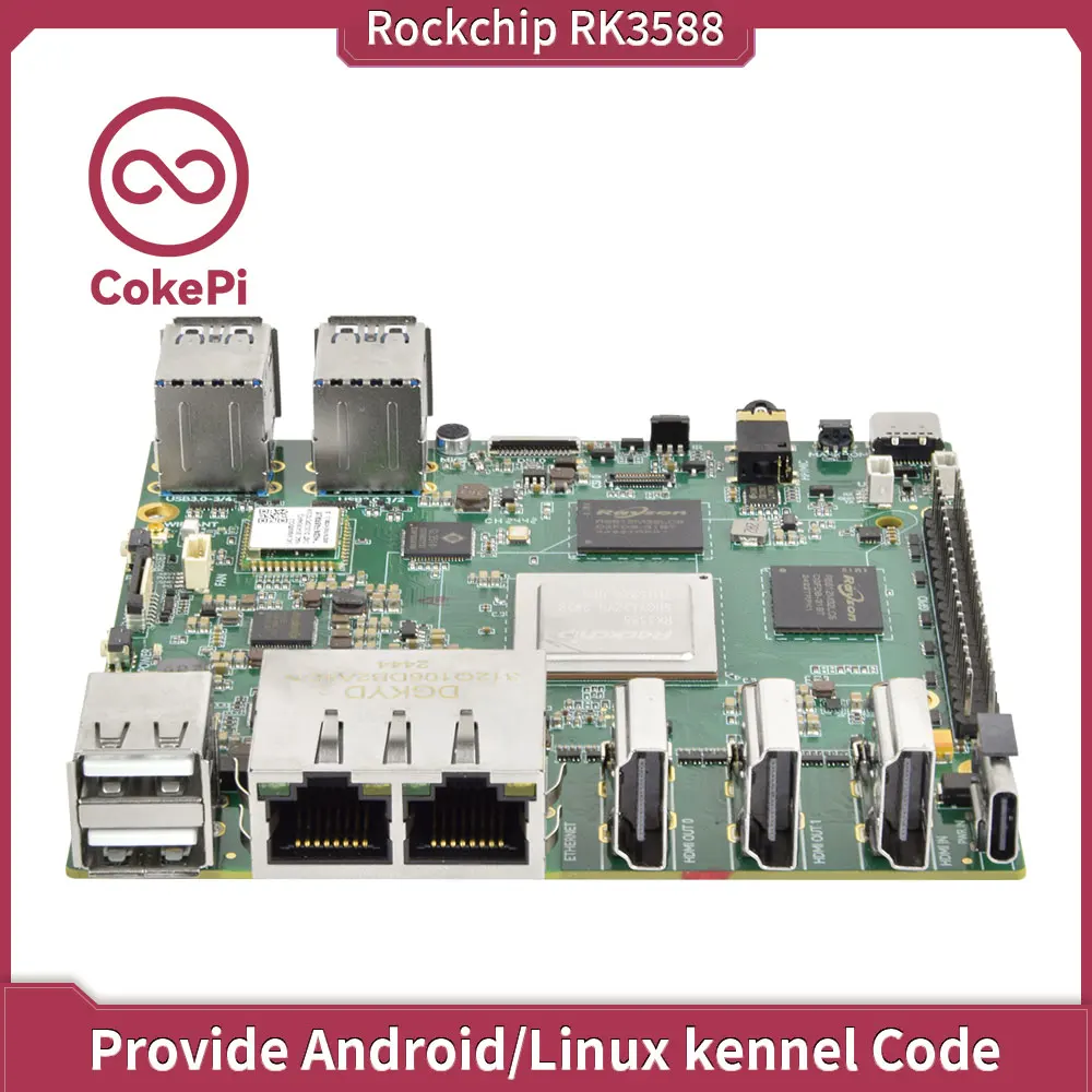 Orange Pi 5 Plus 16 GB/8 GB/4 GB LPDDR4/4x RK3588 8-Core 64-Bit 2,5 G Dual-Ethernet-Ports