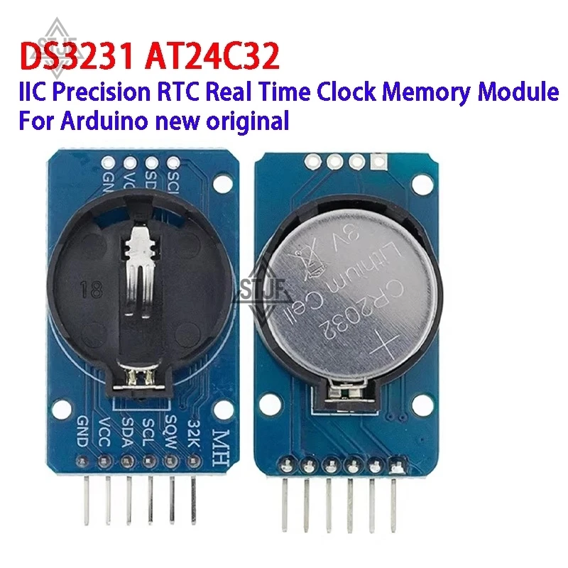 DS3231 AT24C32 IIC RTC-Modul, Uhr-Timer-Speichermodul, ersetzt DS1307 I2C RTC-Board für Arduino Raspberry Pi