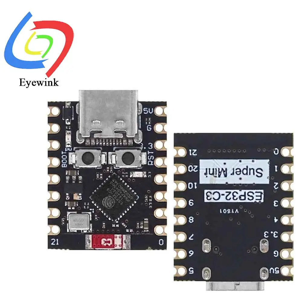 ESP32-C3 Entwicklungsboard-Module Super Mini Development Board 32-Bit Single-Core-Prozessor ESP32 C3 16Pin