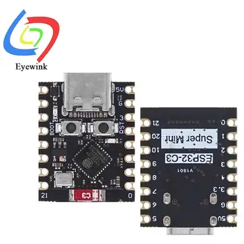 ESP32-C3 Entwicklungsboard-Module Super Mini Development Board 32-Bit Single-Core-Prozessor ESP32 C3 16Pin