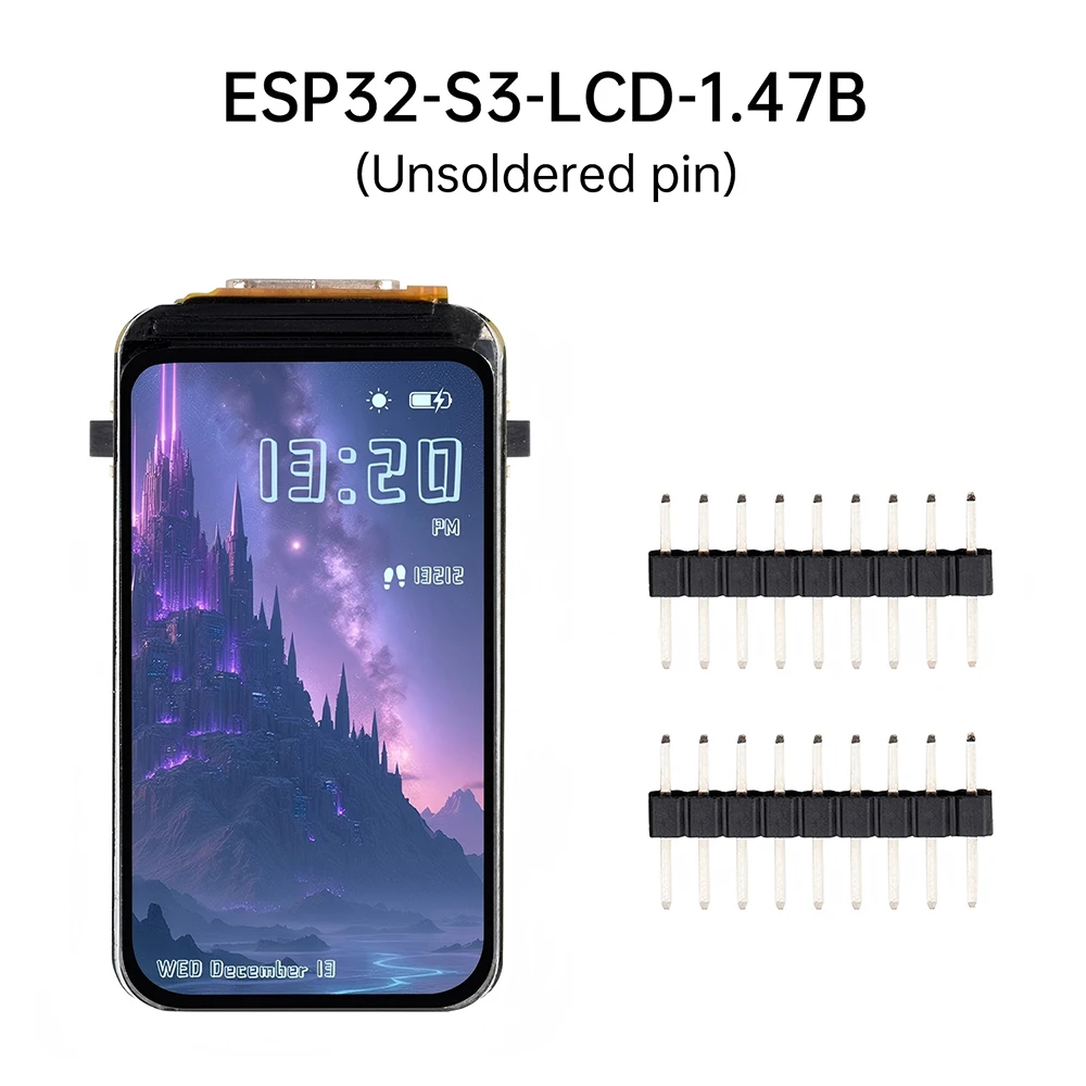 ESP32-S3 1,47-Zoll-RGB-LCD-Anzeigemodul ESP32 WiFi Bluetooth – Bild 6
