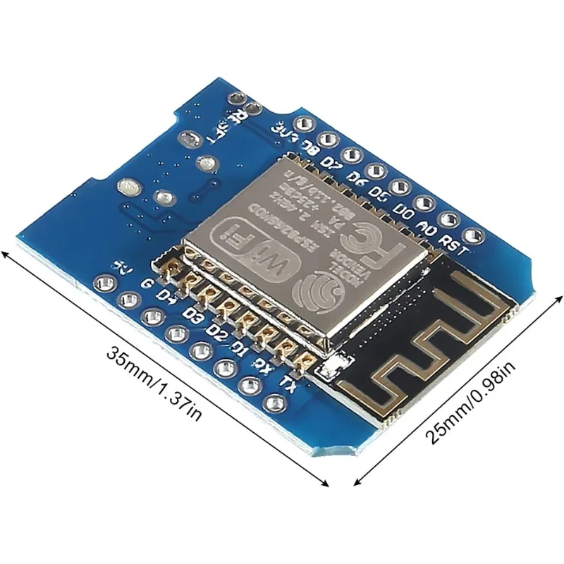 ESP8266 ESP-12F MINI D1 NodeMCU Entwicklungsboard TYPE-C USB CH340C – Bild 4
