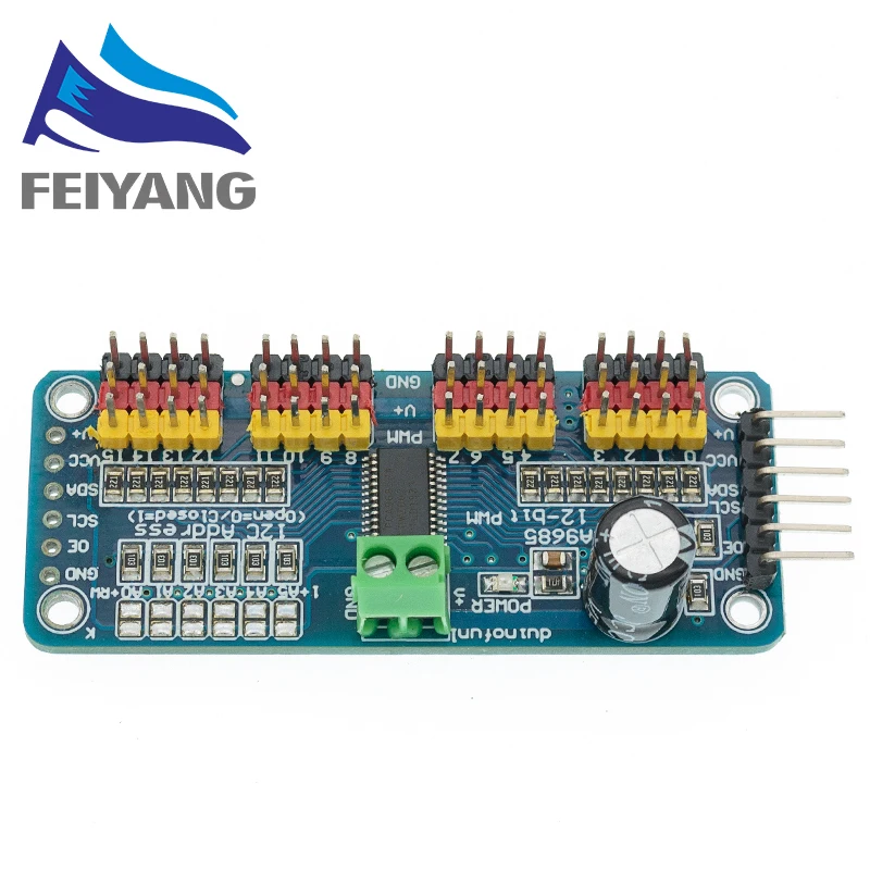 SAMIROB PCA9685PW 16 Kanal 12 Bit PWM/Servo Driver-I2C Schnittstelle – Bild 5