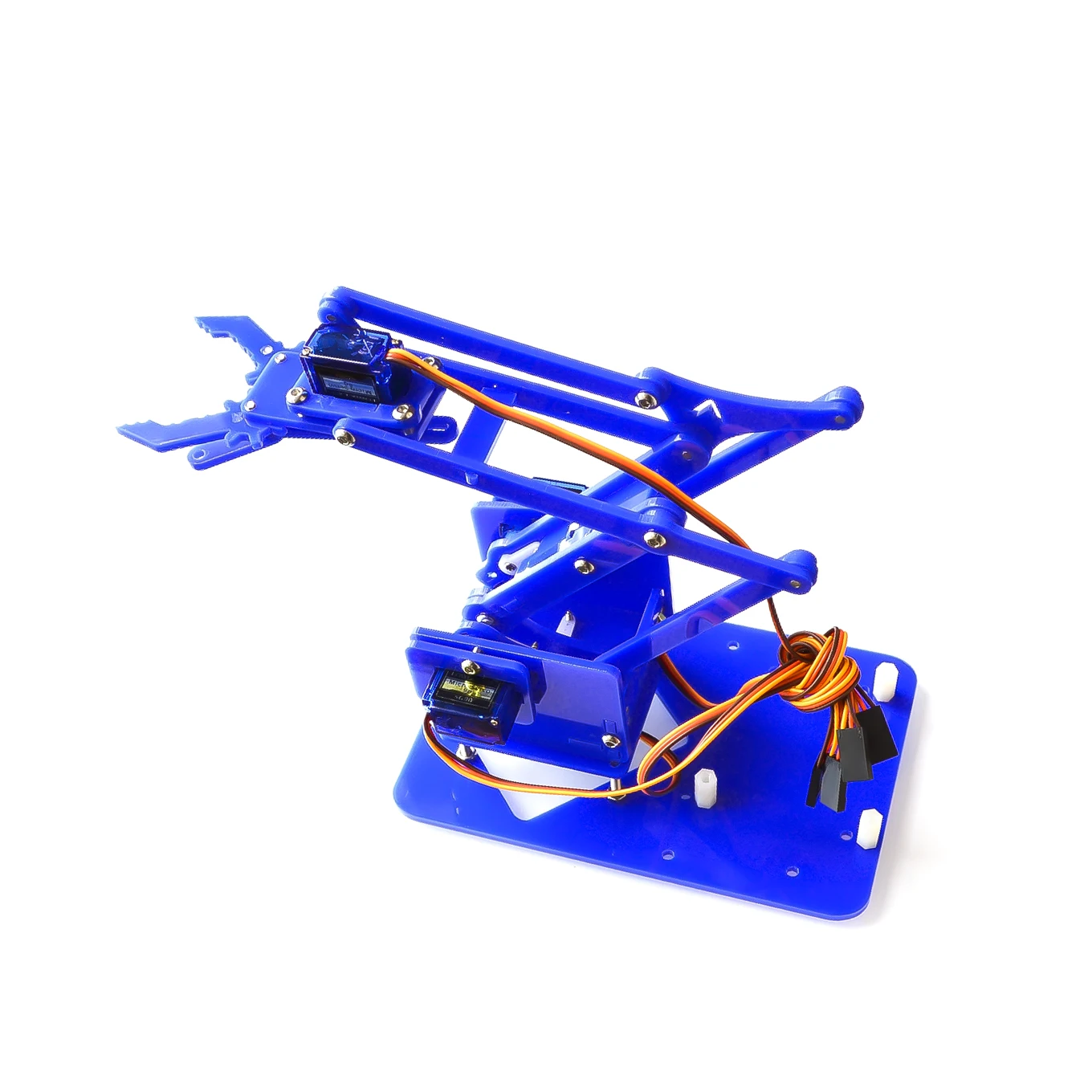 4 DOF Demontage Acryl mechanische Arm Roboter Manipulator Klaue – Bild 3