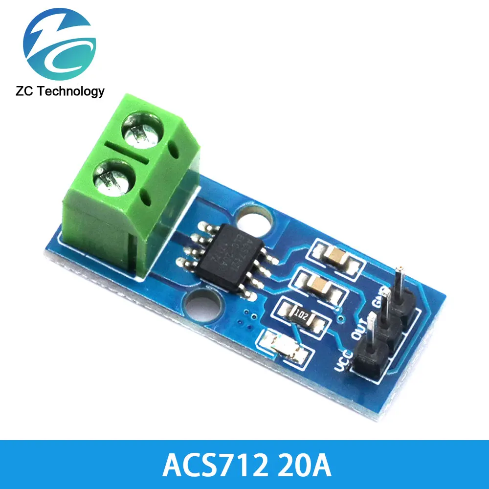 ACS712 5A 20A 30A Palette Halle Aktuelle Sensor Modul ACS712 Modul – Bild 6