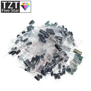 Mit 120 Stück 12 Werte 0,22 UF-470 UF Aluminium-Elektrolytkondensator-Sortiment-Set (120 Stück)