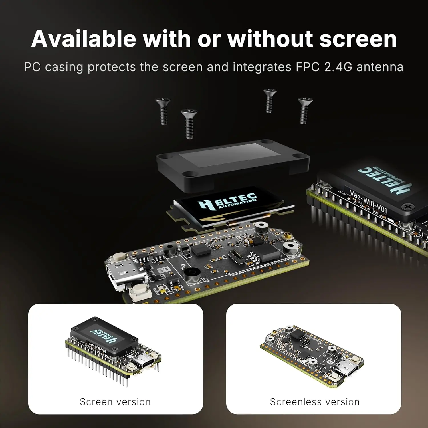 Heltec ESP32 LoRa V4 4.3 Entwicklungsboard Meshtastic Verbessert – Bild 4