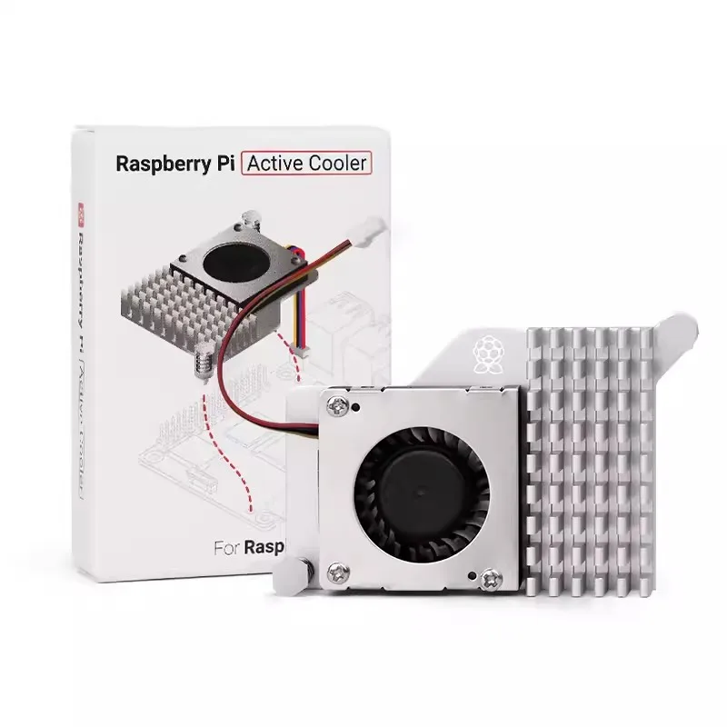 Raspberry Pi 5. Gehäuse mit Lüfter für RPI 5. Aluminiumgehäuse
