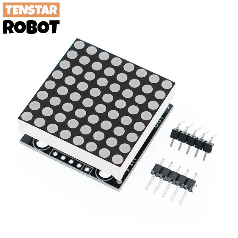 MAX7219 8*8 Dot Matrix Modul Rot Licht Mikrocontroller Modul Anzeige – Bild 3