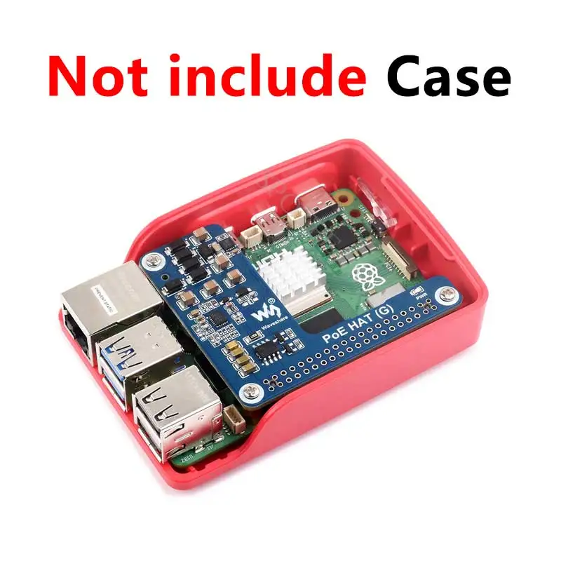 Raspberry Pi 5 Poe Mini Hut (g) Leistung über RJ45 Ethernet – Bild 6