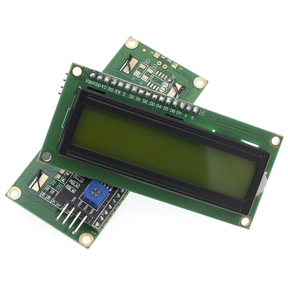 LCD1602 I2C Display Modul Blau Grüner Bildschirm 5V PCF8574 IIC – Bild 3