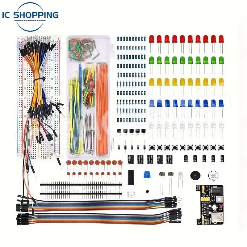 DIY-Elektronik-Starterkit - für Arduino UNO R3, inklusive (830 Stück) – Bild 4