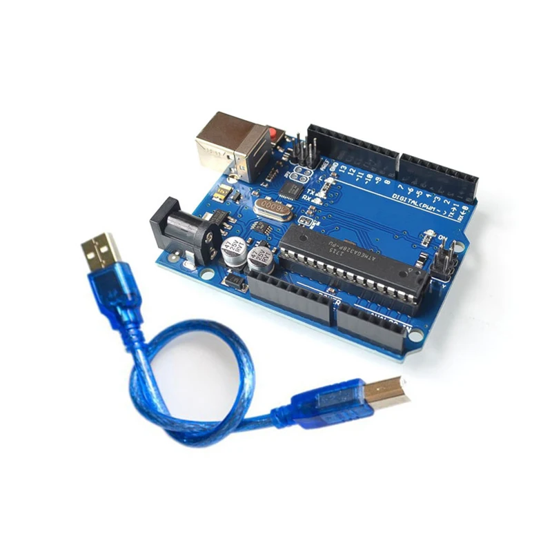 UNO R3 Box ATMEGA16U2 + MEGA328P Chip Für Arduino UNO R3 Entwicklungsboard + USB-KABEL