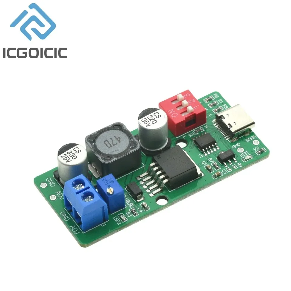 USB-C PD-Triggermodul - wählbarer 5 V/9 V/12 V/15 V/18 V Ausgang – Bild 4