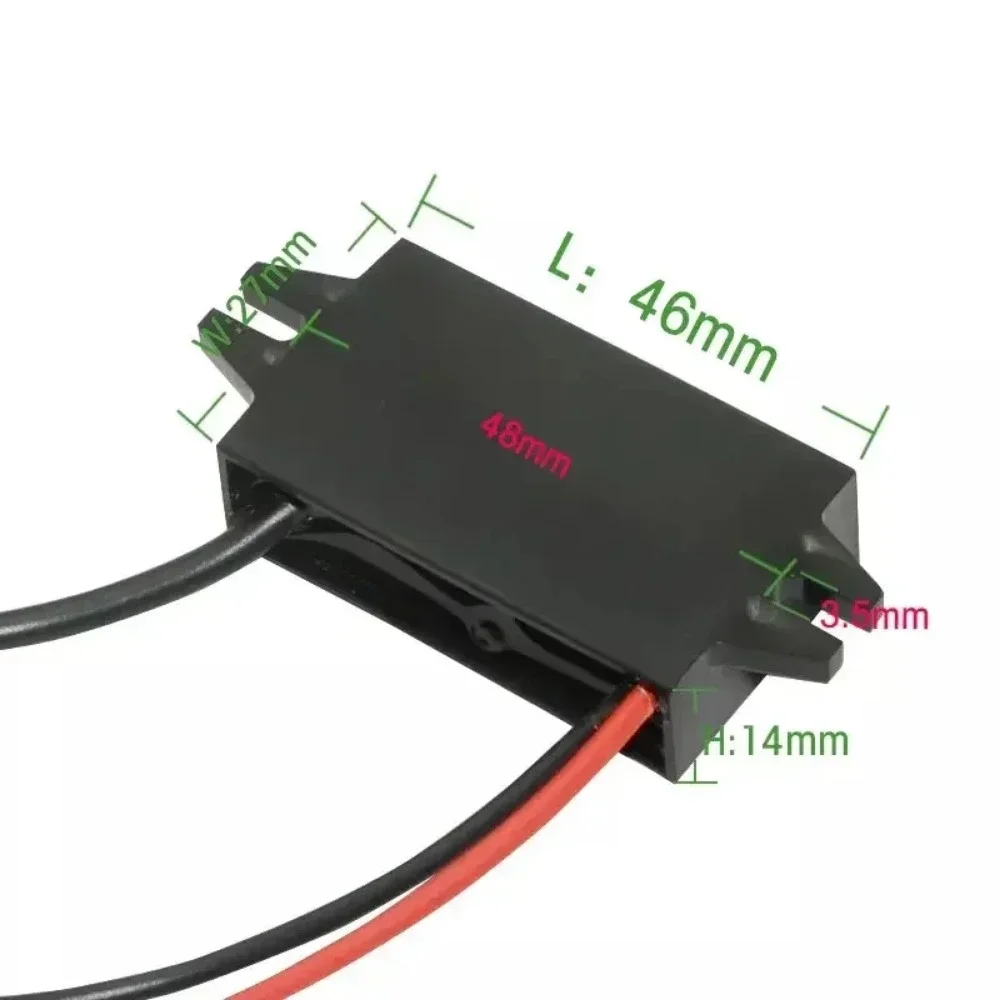 12V24V auf 5V 3A DC-DC USB Step Down Spannung Netzteil Ausgang Adapter – Bild 3