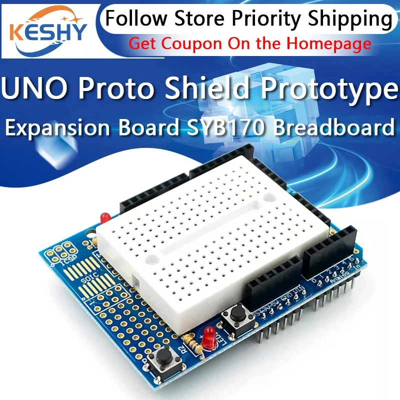 Smart Electronics UNO Proto Shield Prototyp-Erweiterungsplatine – Bild 5