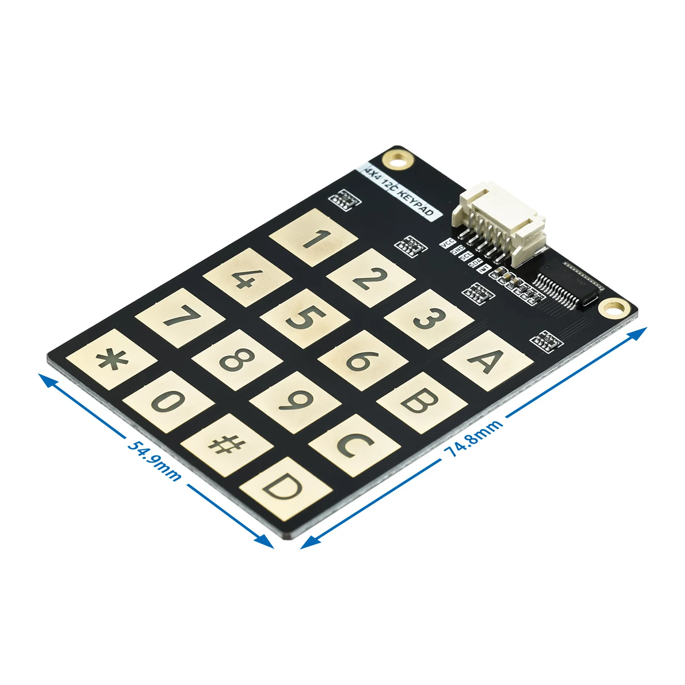 DIY-Kit 1x4 4 Unabhängige Tasten Tastaturmodul MCU für Arduino – Bild 5