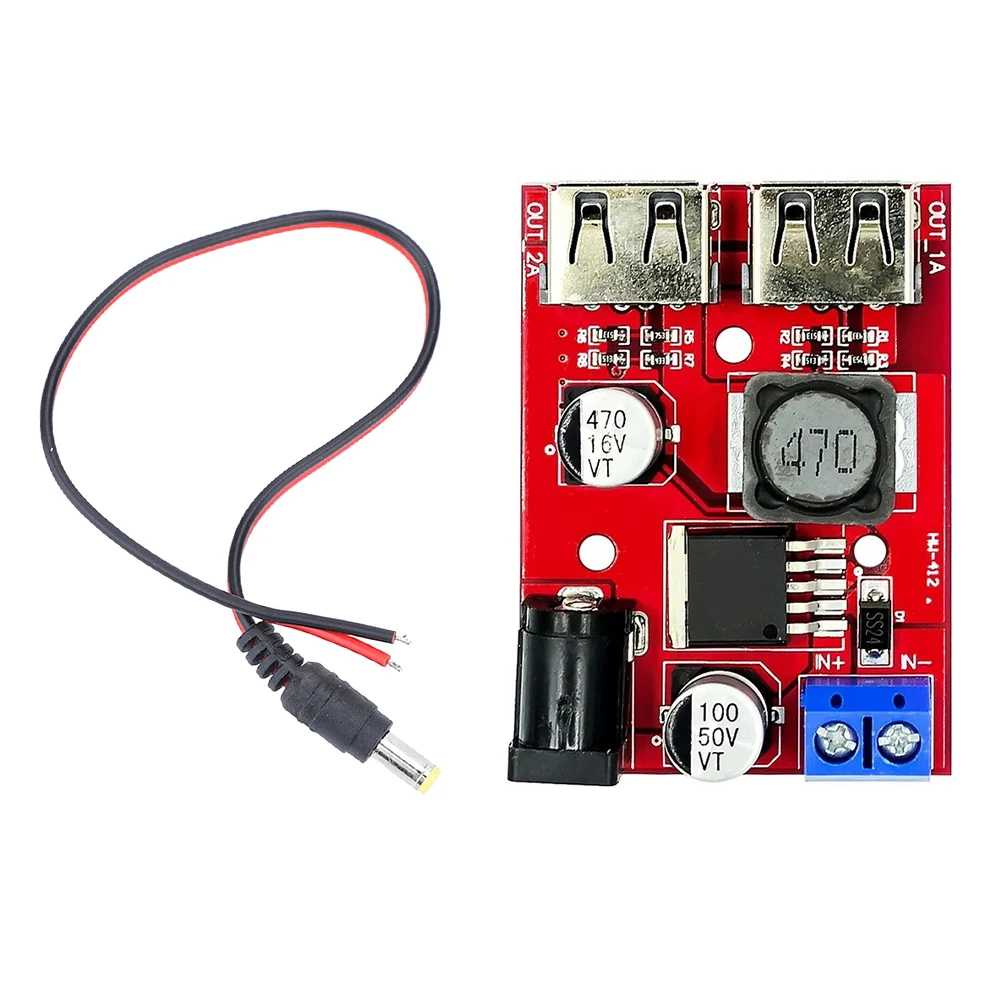Dual-USB-Solar-Controller-Ladegerät, 5 V, 3 A, Step-Down-Modul für 6 – Bild 5