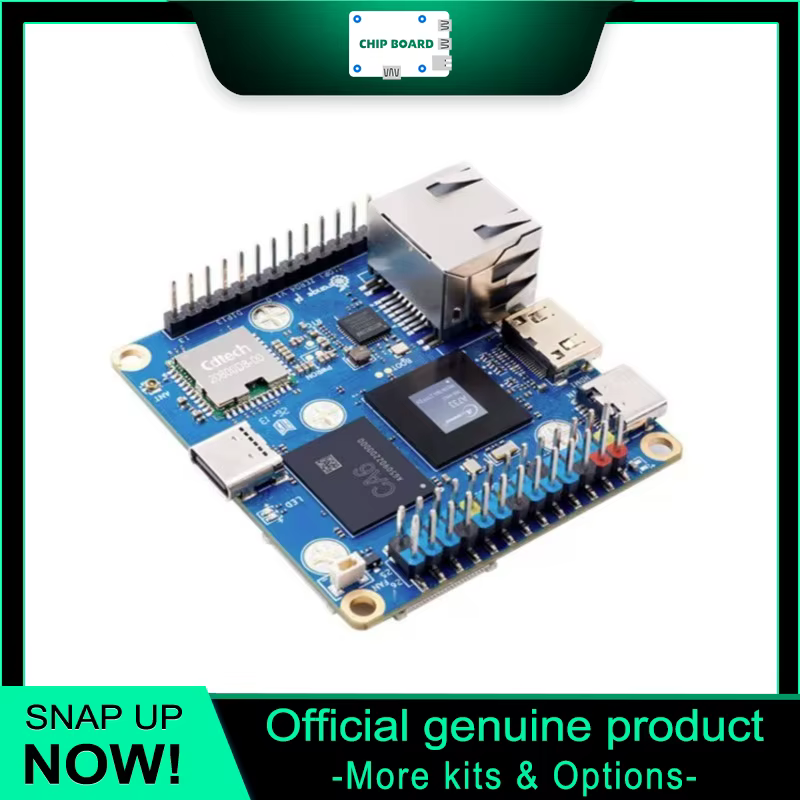 Orange Pi Zero 4 Allwinner A733 Octa-Core SBC, Gigabit-Ethernet, WiFi Bluetooth Entwicklungsboard