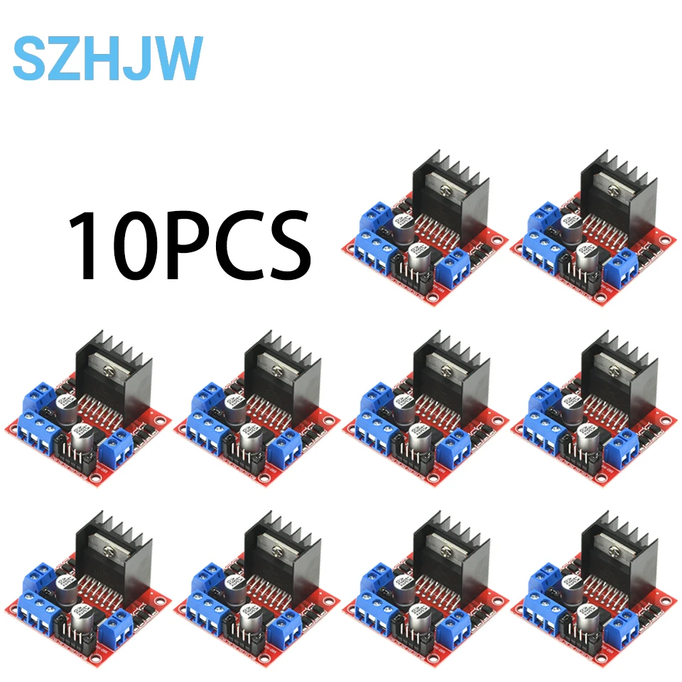 L298N Motortreibermodul - Dual H-Bridge DC und Schrittmotor-Controller für Arduino, Smart Car und Robotic